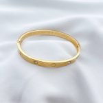 تکپوش کارتیر لاو پهن با نگین استیل - تصویر 9