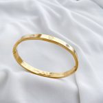 تکپوش کارتیر لاو پهن با نگین استیل - تصویر 8