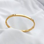 تکپوش کارتیر لاو باریک با نگین استیل - تصویر 4