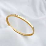 تکپوش کارتیر لاو باریک بدون نگین استیل - تصویر 4