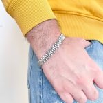 دستبند رولکس با پهنا 10میلیمتر استیل - تصویر 11