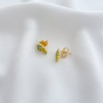 گوشواره میخی ژوپینگ مدل انگور - تصویر 3