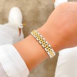 دستبند رولکس با پهنا 10میلیمتر استیل - تصویر 8