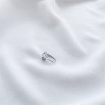 پیرسینگ فیک بینی قلب جواهری استیل - تصویر 2
