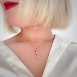 پلاک گل رز ژوپینگ بدون زنجیر - تصویر 2