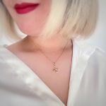پلاک پروانه نگین دار ژوپینگ بدون زنجیر - تصویر 2