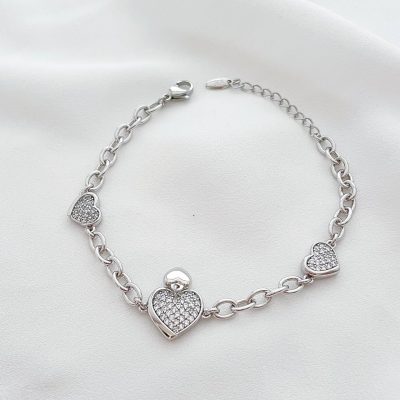 دستبند آویز قلب ژوپینگ