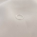 پیرسینگ بینی حلقه ای نقره تراشدار