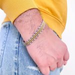 دستبند رولکس با پهنا 10میلیمتر استیل - تصویر 9