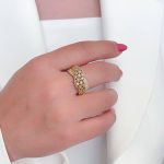 انگشتر طلاروس بافت - تصویر 2