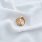 انگشتر طلاروس تافته موجی - تصویر 4