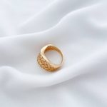 انگشتر طلاروس حصیری - تصویر 4