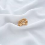 انگشتر طلاروس حصیری - تصویر 3