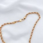 گردنبند زنجیری طنابی ژوپینگ ۵ میلیمتر - تصویر 3