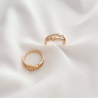 انگشتر دو ردیف تنیسی ژوپینگ