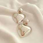 گوشواره میخی قلباینهای طرح زارا 10 - تصویر 5