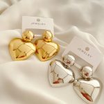 گوشواره میخی قلباینهای طرح زارا 10