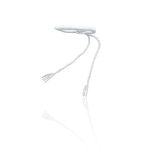 دستبند یا پابند بافت باریک سفید