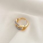 انگشتر کارتیر دو رنگ