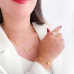 گردنبند گل ریز مستر کوالیتی ونکلیف گلد
