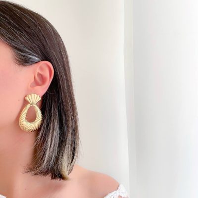 گوشواره طرح زارا صدف استیل