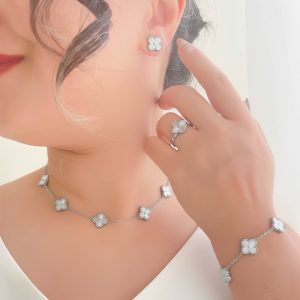 سرویس کامل ونکلیف نقره ای تراشدار استیل