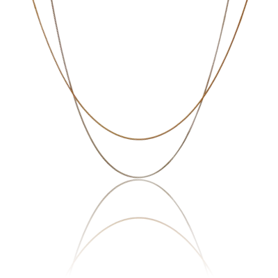 گردنبند ونیزی ۱ میلیمتر استیل