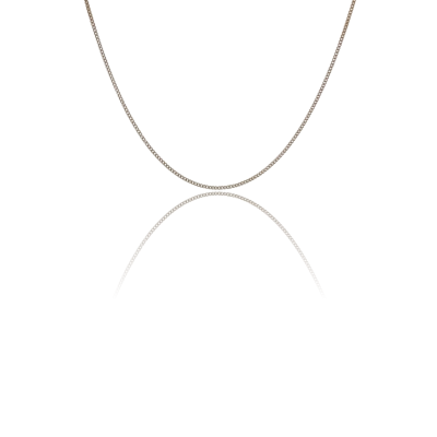 گردنبند کارتیه با پهنا 2 میلیمتر استیل