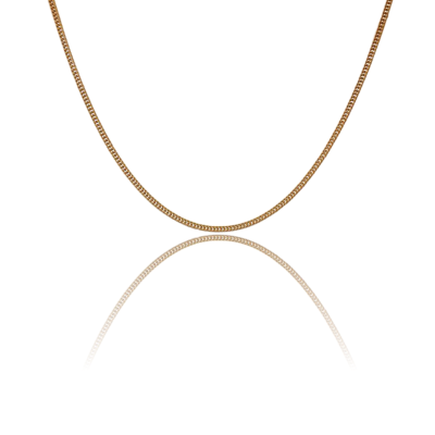 گردنبند کارتیه با پهنا 3 میلیمتر استیل