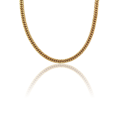 گردنبند کارتیه با پهنا 10 میلیمتر استیل