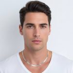 گردنبند هرینگبون (ماری) ۴ میلیمتر استیل