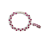 ست دستبند و انگشتر جواهر با نگین یاقوت