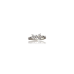 انگشتر جواهری پروانه بزرگ نگیندار