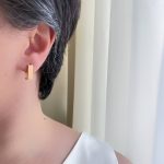 گوشواره آینه ای مربع لارج ژوپینگ