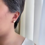 گوشواره میخی دراژه آینه ای ژوپینگ