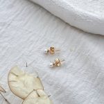 گوشواره میخی مروارید ژوپینگ