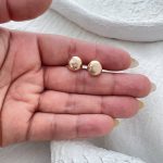 گوشواره میخی دراژه آینه ای ژوپینگ