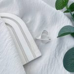 انگشتر آبکاری نقره طرح 9