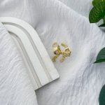 انگشتر آبکاری نقره طرح 12