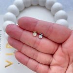 پیرسینگ گوش جواهری جغد نگیندار استیل